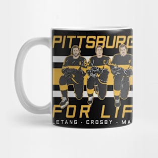 Kris Letang Sidney Crosby & Evgeni Malkin Pittsburgh For Life Mug